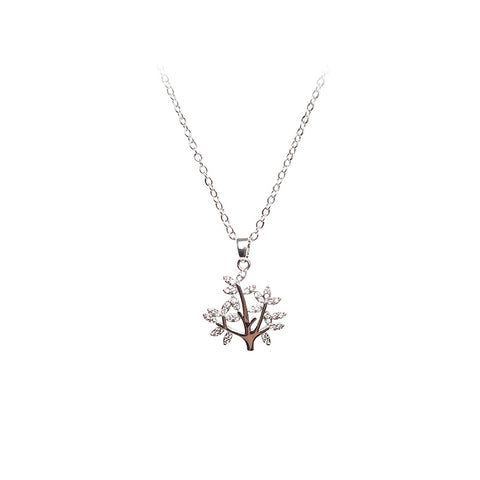 Love Lift Tree Necklace Silver