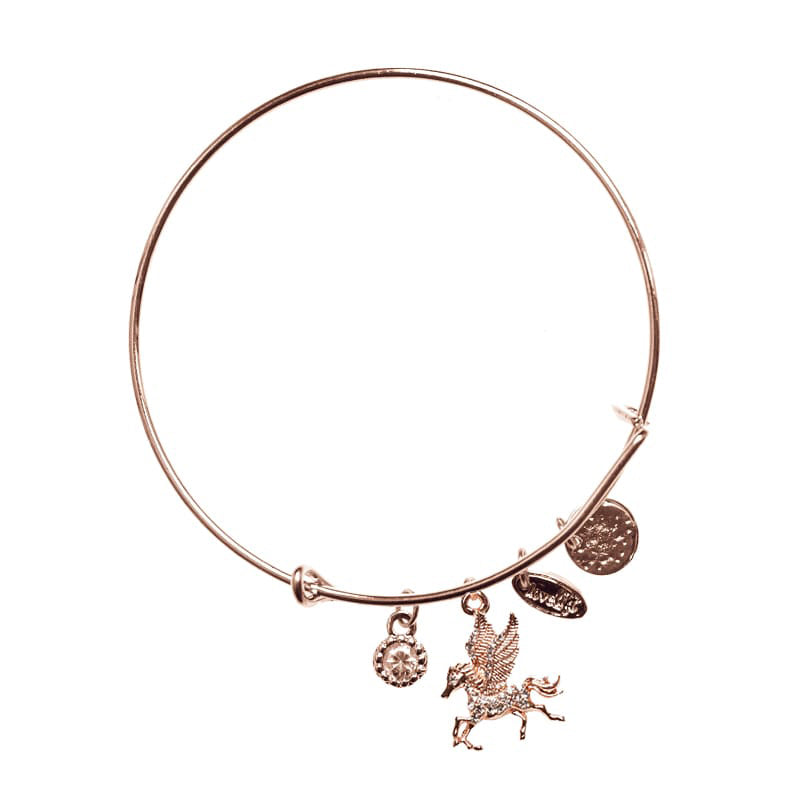 Love Lift Pegasus Bangle Rose Gold