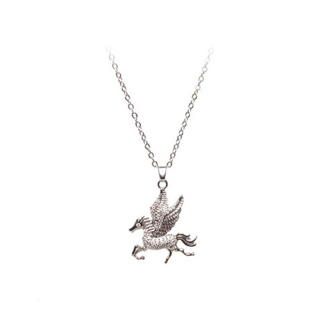 Love Lift Pegasus Necklace Silver